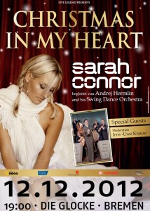 Sarah Connor Christmas in my Heart Glock Bremen 12.12.2012